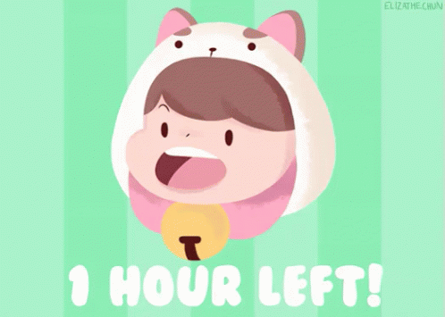 One Hour GIF - One Hour Bee And Puppycat GIFs