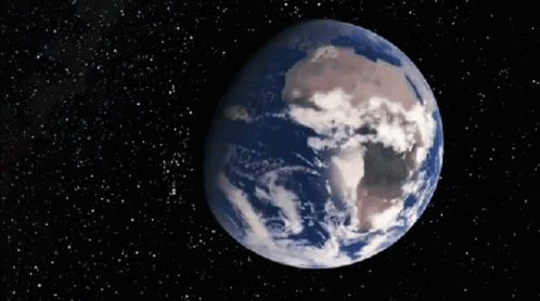 Earth In Deep Space GIF