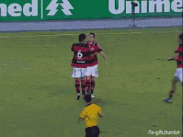 a soccer player with the number 6 on the back of his shirt