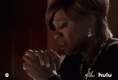 Viola Davis How To Get Away With Murder GIF - Viola Davis How To Get Away With Murder Praying GIFs
