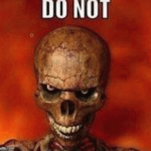 Do Not Skeleton Meme GIF - Do Not Skeleton Meme GIFs