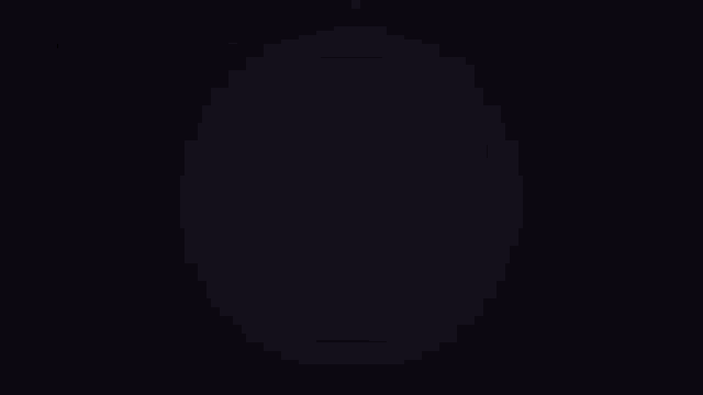 a close up of a white circle on a black background