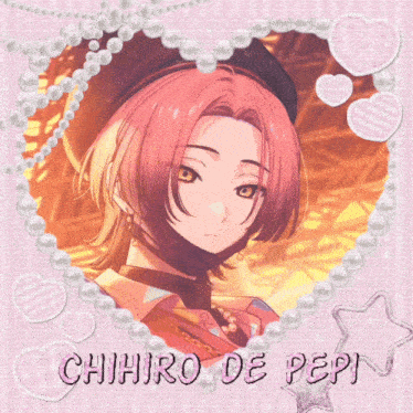 a picture of chihiro de pepi with pearls around him