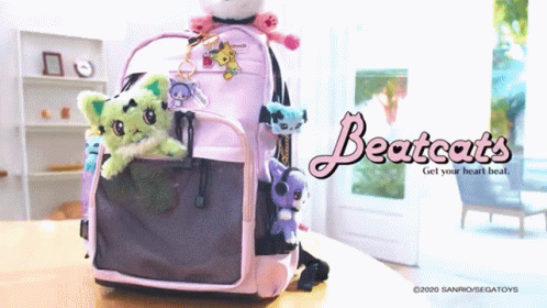 Beatcats Backpack GIF - Beatcats Backpack Sanrio GIFs