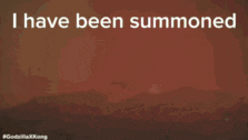 a picture of a monster with the words " i have been summoned " above it