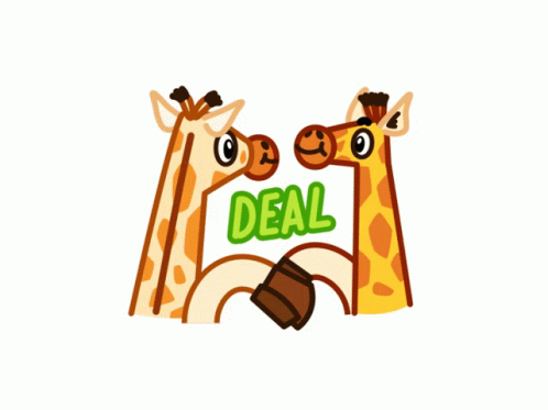 Giraffe Deal GIF - Giraffe Deal Friends GIFs