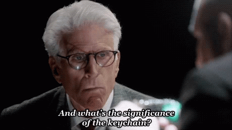 The Good Place Michael GIF - The Good Place Michael Keychain GIFs