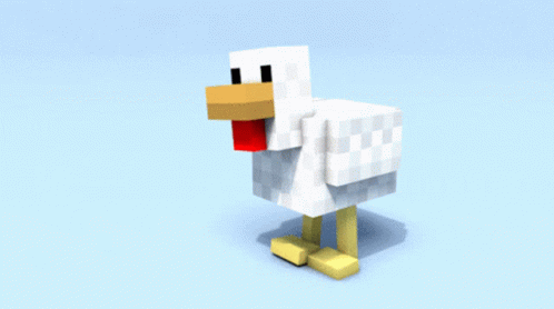 Minecraft Chicken GIF - Minecraft Chicken Chick GIFs