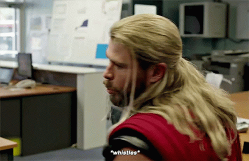 Thor Whistles GIF - Thor Whistles Spinning GIFs