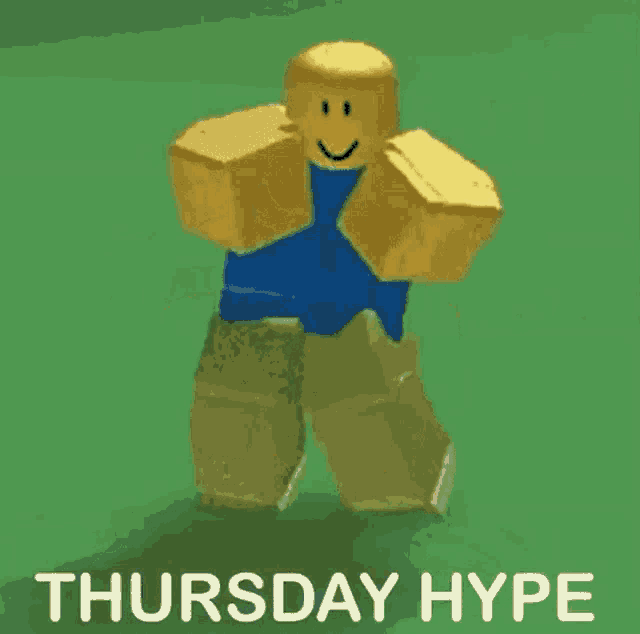 Thursday Hype Roblox GIF - Thursday Hype Roblox Orange Justice GIFs