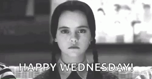 Happy Wednesday Addams Family GIF - Happy Wednesday Addams Family Wednesday Addams GIFs
