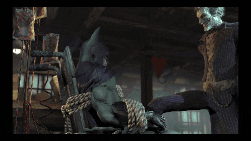 a screenshot of a video game with the words " i 'll never laugh "