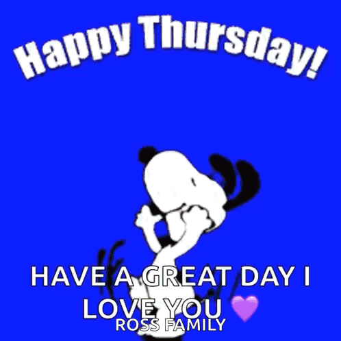 Happy Thursday Snoopy GIF - Happy Thursday Snoopy Rainbow Colors GIFs