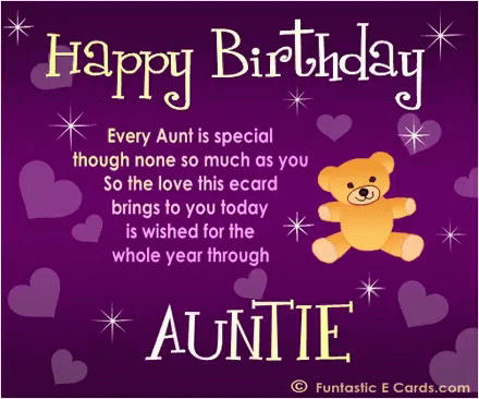 Happy Birthday Auntie GIF - Happy Birthday Auntie GIFs
