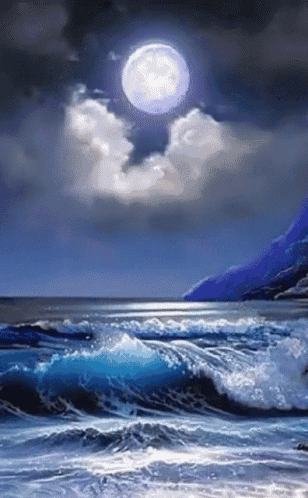 Sea Moon GIF - Sea Moon GIFs