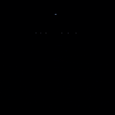 a blue neon sign that says clvr on a black background
