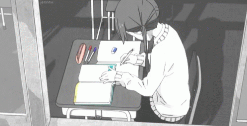 Studying First Day Of School GIF - Studying First Day Of School Back To Work GIFs