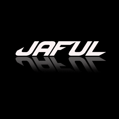 a black background with the word jaful written in white