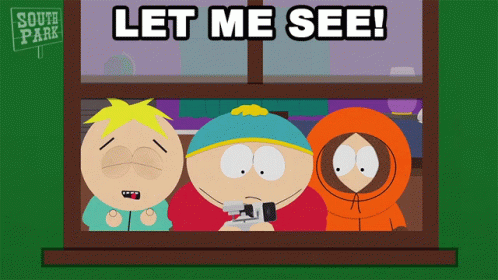 Let Me See Butters Stotch GIF - Let Me See Butters Stotch Eric Cartman GIFs
