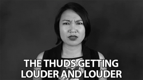 The Thuds Getting Louder And Louder Chased GIF - The Thuds Getting Louder And Louder Chased Scared GIFs