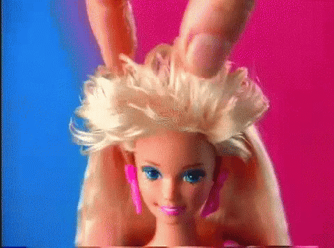 Sweet Mullet Barbie GIF - Sweet Mullet Barbie Hair GIFs