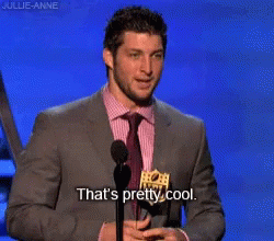 Tim Tebow GIF - Tim Tebow Its Pretty Cool GIFs
