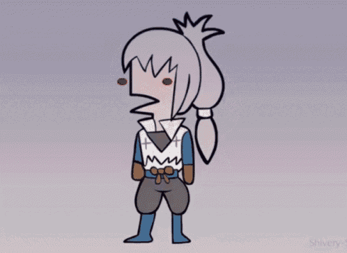 a drawing of a girl with a ponytail and a crown on her head