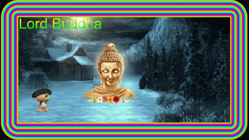 Lord Buddha Water GIF - Lord Buddha Water Nature GIFs