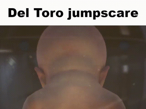 Guillermo Del Toro Jumpscare GIF - Guillermo Del Toro Jumpscare Death Stranding GIFs
