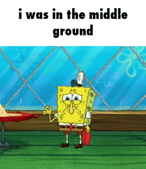 I Was In The Middle Ground Spongebob GIF - I Was In The Middle Ground Spongebob Hawaii Part Ii GIFs