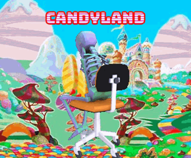 Skeleton Candyland GIF - Skeleton Candyland Candy GIFs