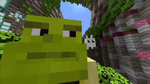 Fat Stares GIF - Fat Stares Minecraft GIFs