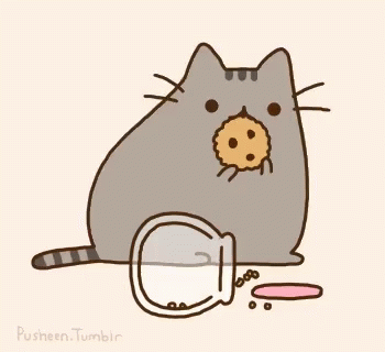 Pusheen Cat GIF - Pusheen Cat Food GIFs