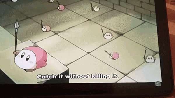 a screen shot of a video game with the words catch it without killing it