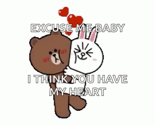 Cony And Brown Love GIF - Cony And Brown Love Couple GIFs