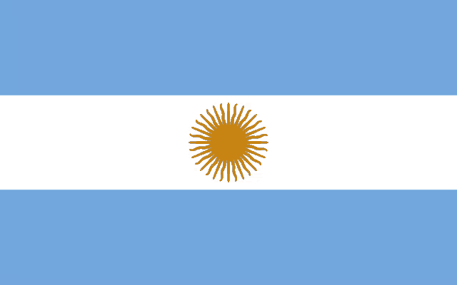 the flag of argentina has a sun with a face in the center