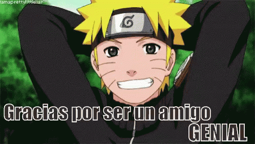 Naruto Sonríe Porque Eres Un Amigo Genial GIF - Gracias Por Tu Amistad Amigos Amiga GIFs