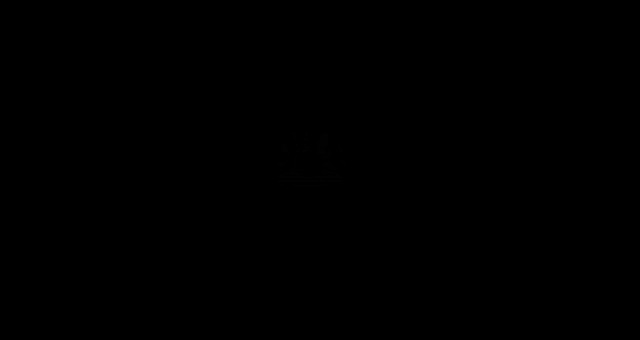 a black and white photo of a tv screen with a gray and black striped background .