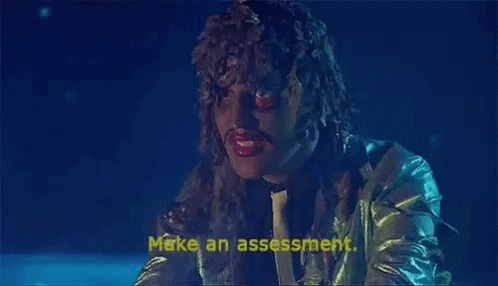 Old Gregg Make An Assessment GIF - Old Gregg Make An Assessment The Mighty Boosh GIFs
