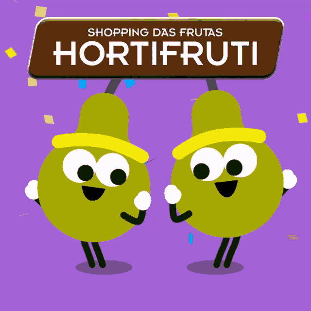 a sign that says shopping das frutas hortifruiti