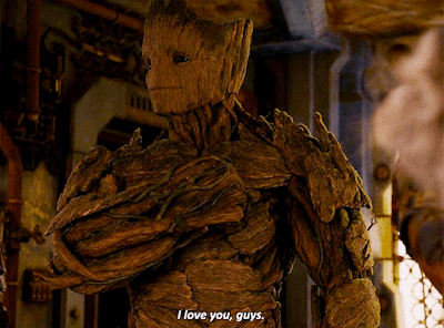 Guardians Of The Galaxy Groot GIF - Guardians Of The Galaxy Groot I Love You Guys GIFs