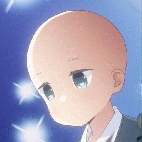 Anime Aharen GIF - Anime Aharen Bald GIFs