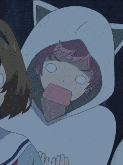 a person covering their face with their hands and the words " going to protect me "