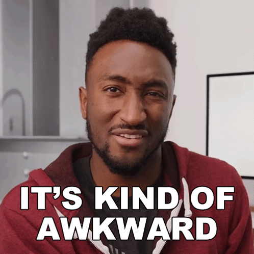 Its Kind Of Awkward Marques Brownlee GIF - Its Kind Of Awkward Marques Brownlee Its A Bit Uncomfortable GIFs