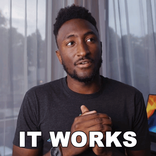 It Works Marques Brownlee GIF - It Works Marques Brownlee Its Working GIFs