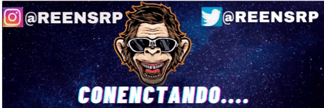 a monkey wearing sunglasses with the words comenctando on the bottom