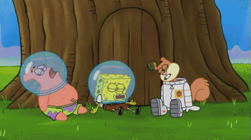 Spongebob, Patrick And Sandy Napping GIF - Spongebob Squarepants Nickelodeon GIFs