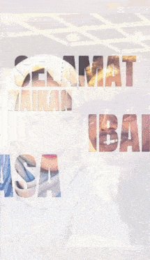 a picture of a woman with the words " selamat menunaikan ibadah puasa " on it