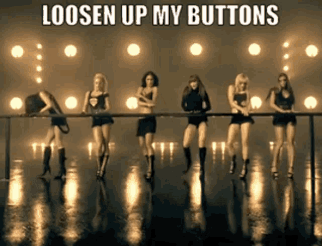 Pussycat Dolls Buttons GIF - Pussycat Dolls Buttons Loosen Up GIFs