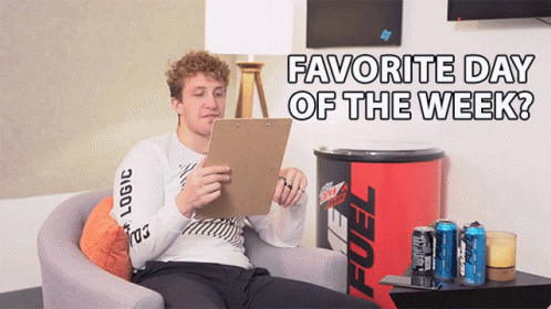 Favorite Day Of The Week Friday GIF - Favorite Day Of The Week Friday Weekend GIFs
